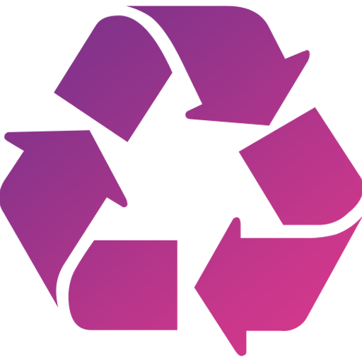 recycle icon icon of the recycle symbol for reducing waste